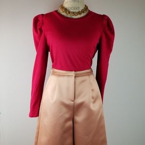 TOPSHOP  crop wide leg pant